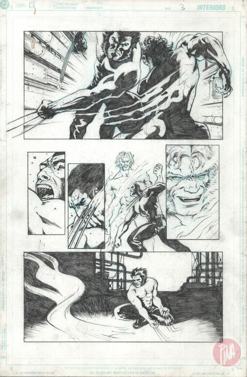 Wolverine vs Sabretooth page 03 | Sample