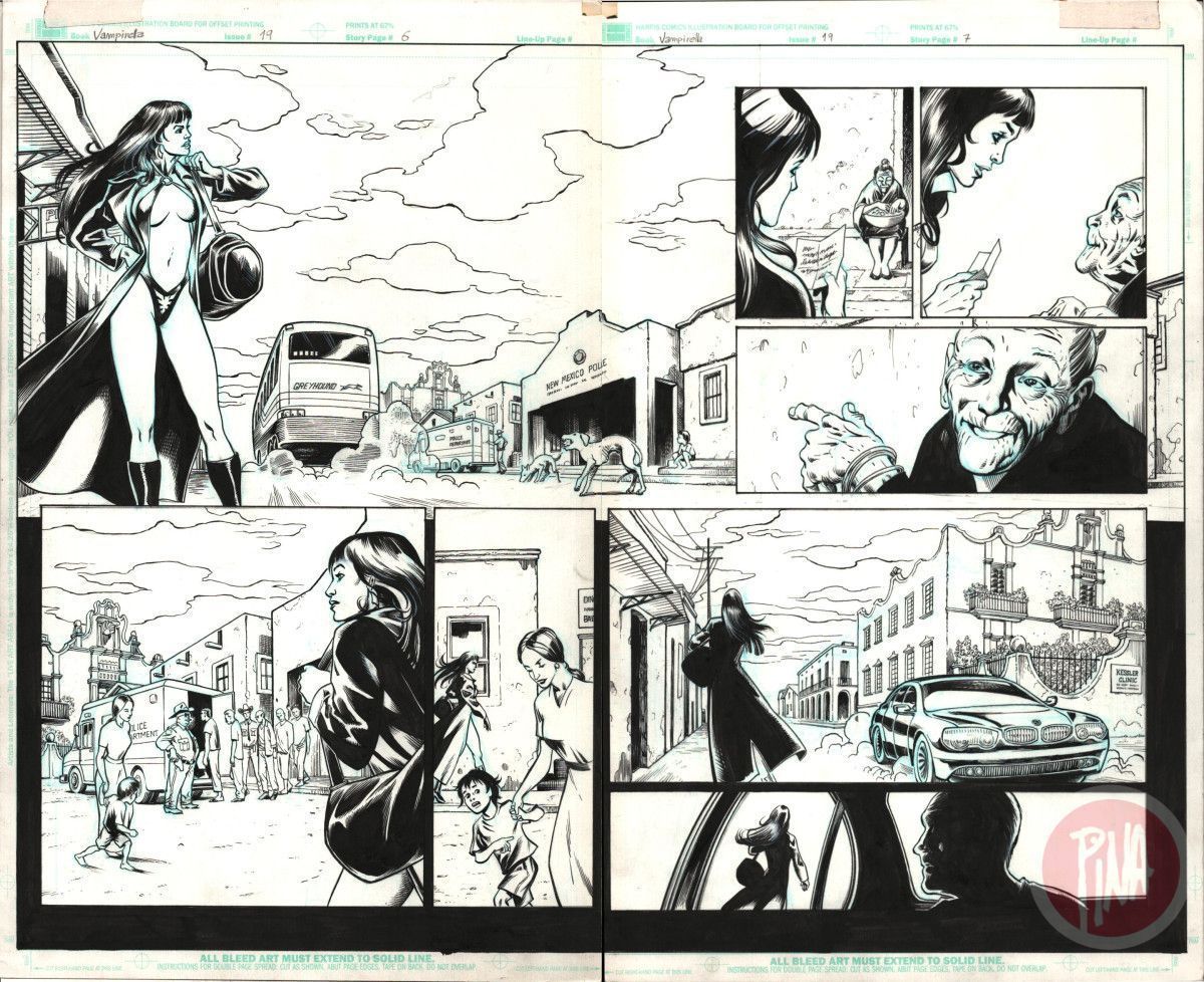 Vampirella #19 pages 7 y 8